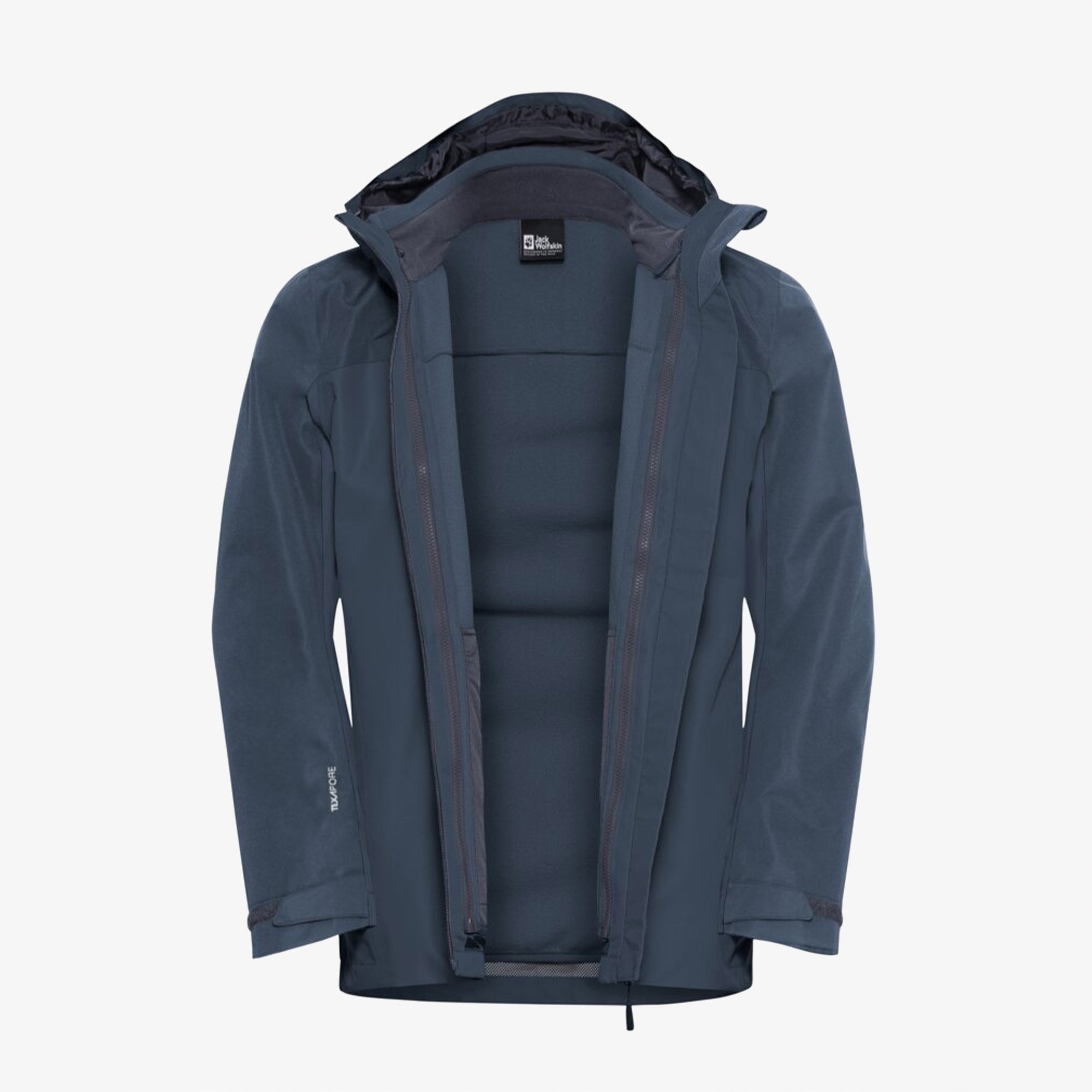 Jack Wolfskin Taubenberg 3in1 Erkek Lacivert Ceket