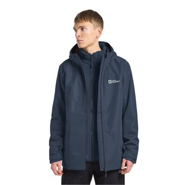 Jack Wolfskin Taubenberg 3in1 Erkek Lacivert Ceket