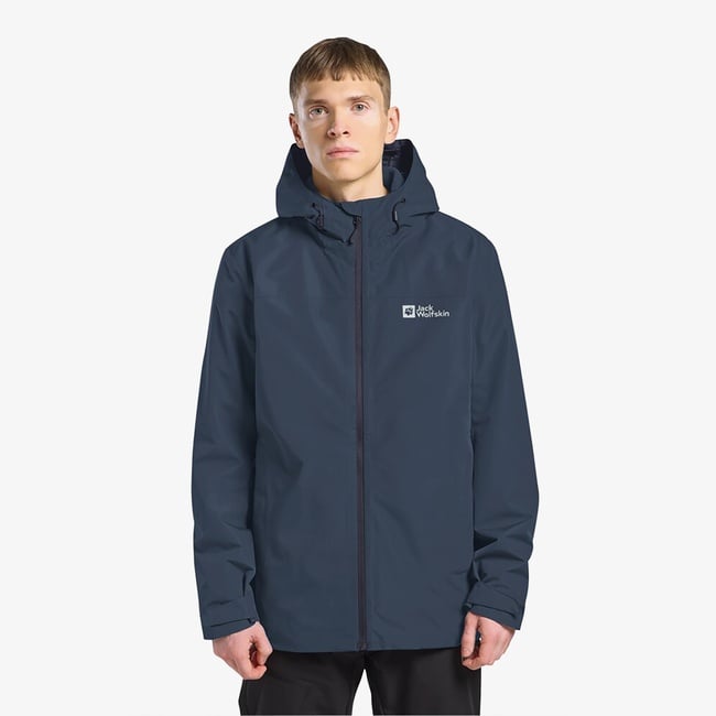  Jack Wolfskin Taubenberg 3in1 Erkek Lacivert Ceket