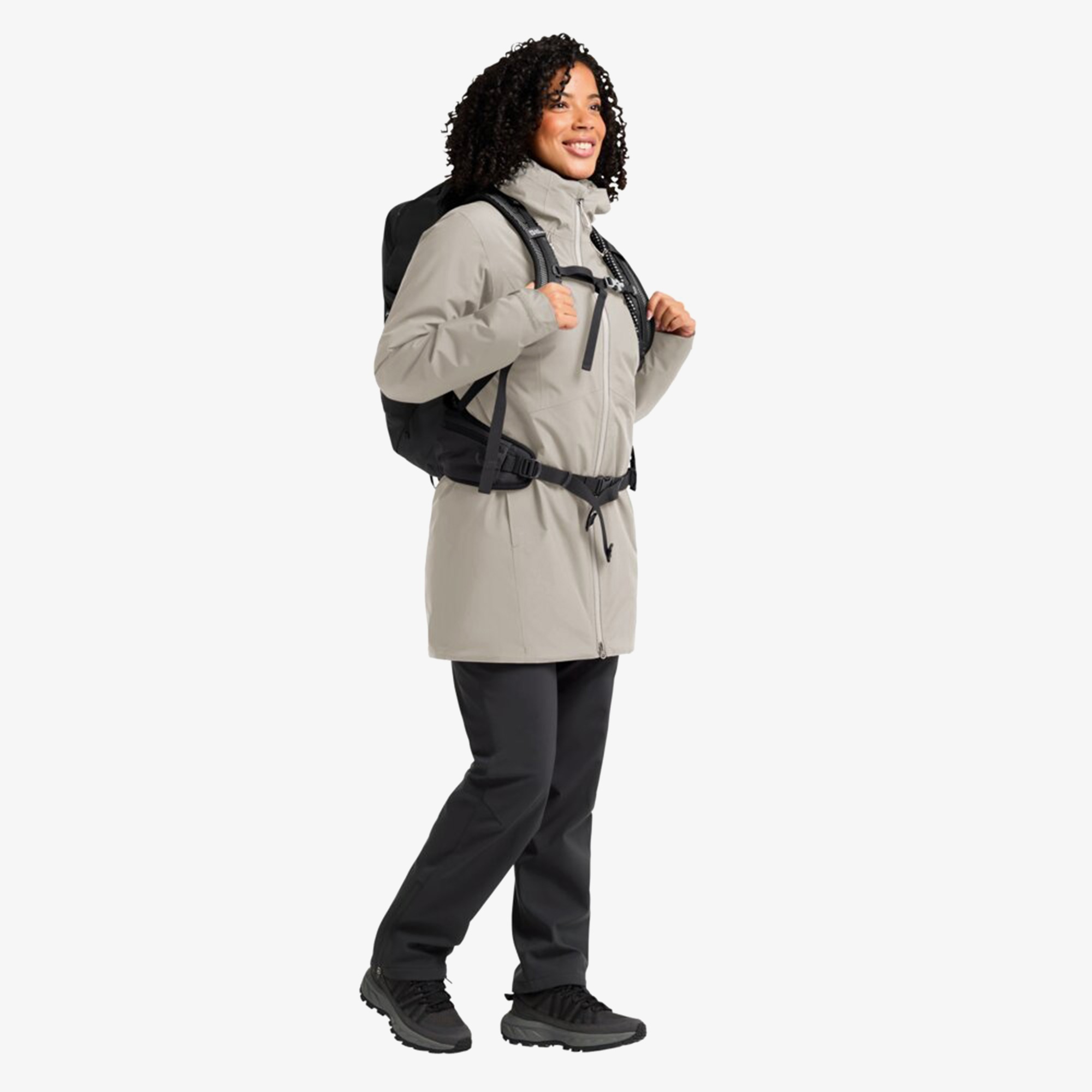 Jack Wolfskin Heidelstein Insulated Kadın Bej Ceket