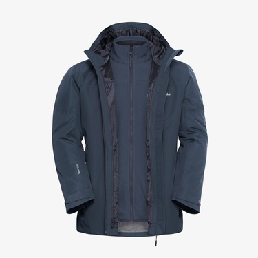  Jack Wolfskin Taubenberg 3in1 Erkek Lacivert Ceket