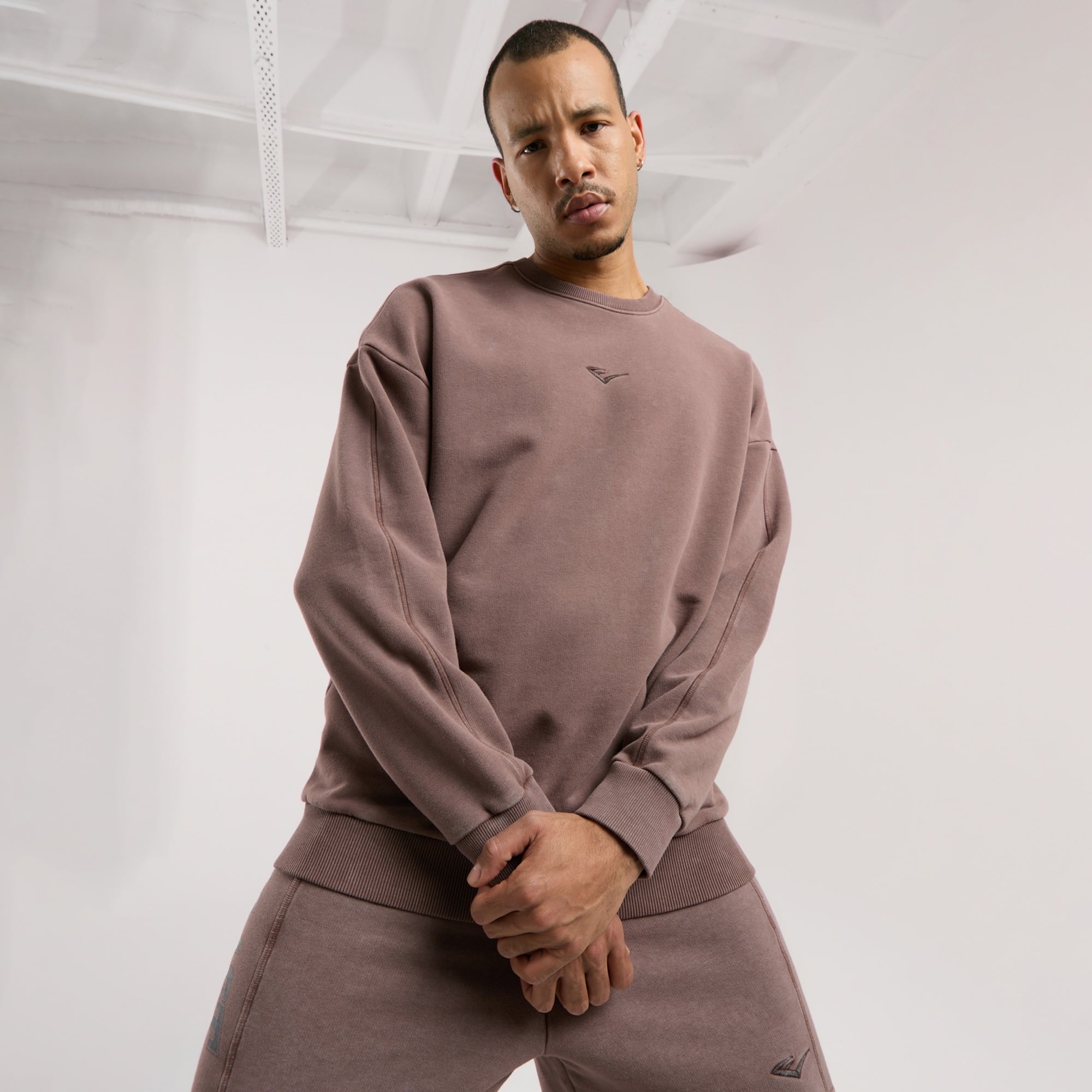 Everlast Bronx 1910 Erkek Kahverengi Sweatshirt