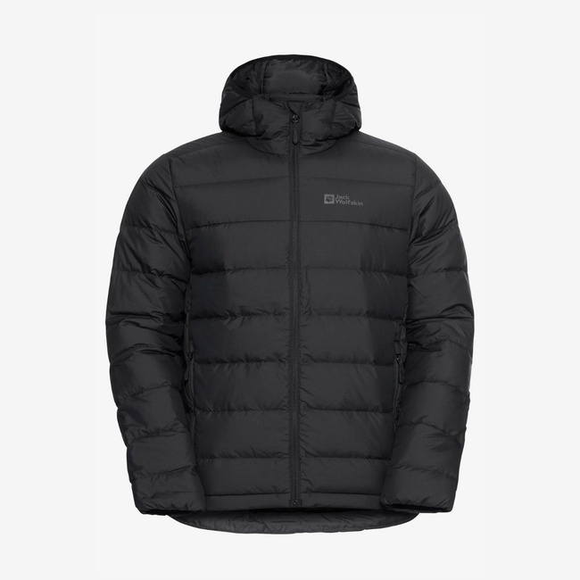  Jack Wolfskin Ather Down Hoody Erkek Siyah Ceket