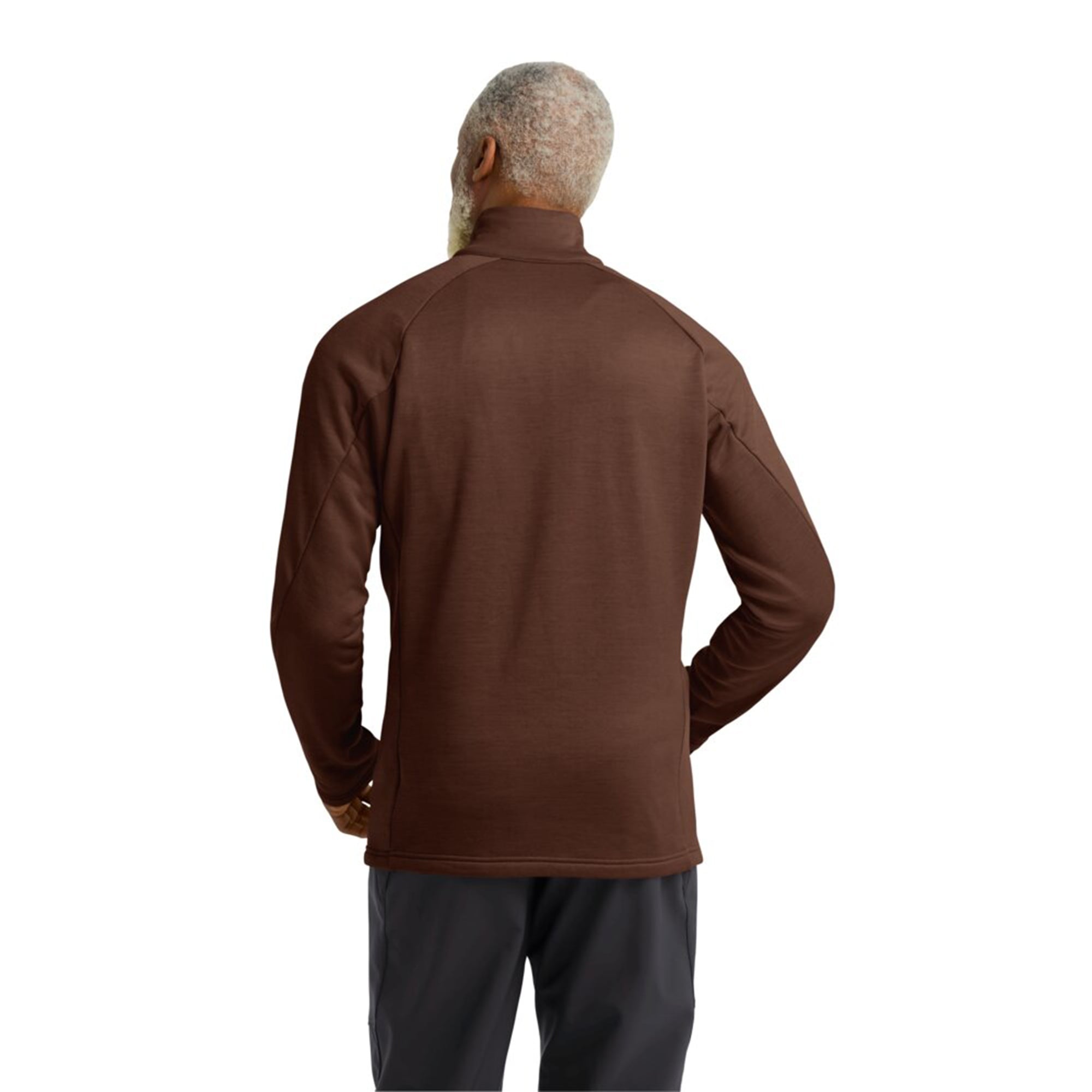 Jack Wolfskin Peak District Full Zipped Erkek kahverengi Ceket