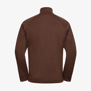  Jack Wolfskin Peak District Full Zipped Erkek kahverengi Ceket