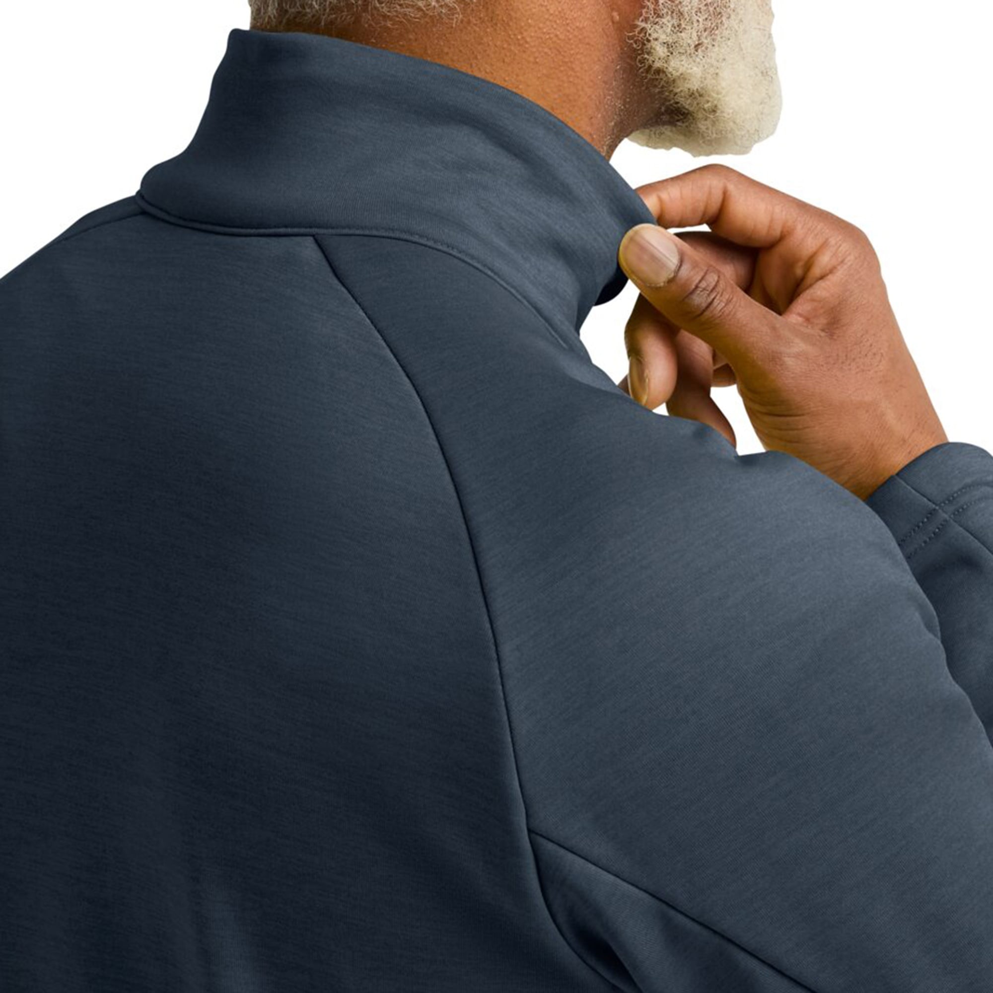 Jack Wolfskin Peak District Full Zipped Erkek Lacivert Ceket