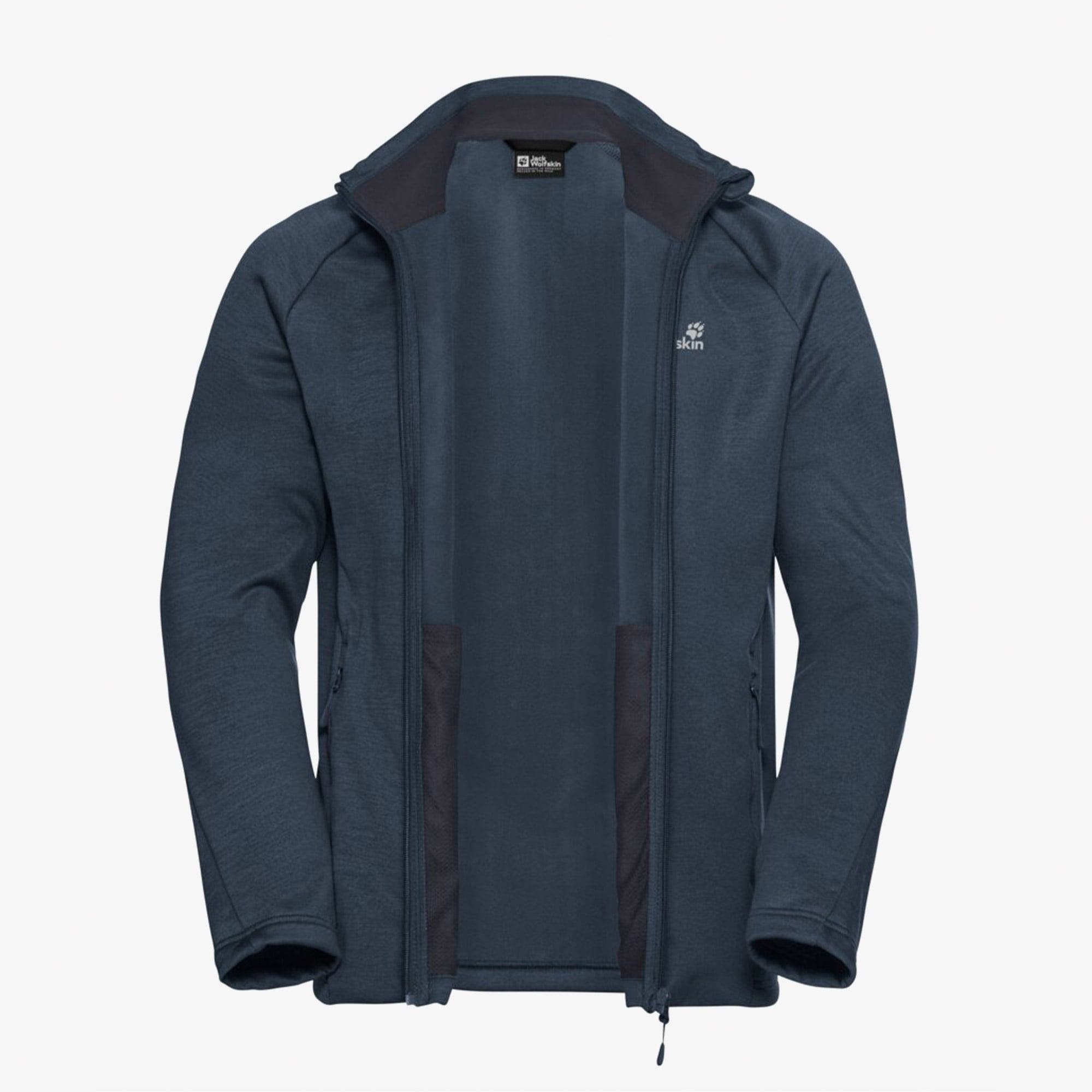 Jack Wolfskin Peak District Full Zipped Erkek Lacivert Ceket