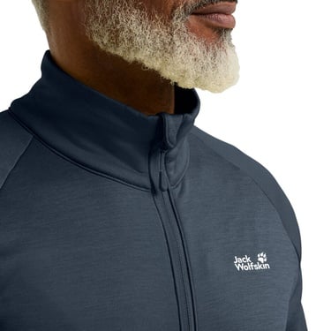  Jack Wolfskin Peak District Full Zipped Erkek Lacivert Ceket