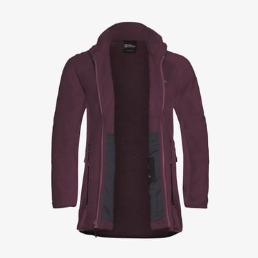  Jack Wolfskin Rotwand Full Zipped Kadın Mor Ceket