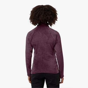  Jack Wolfskin Rotwand Full Zipped Kadın Mor Ceket