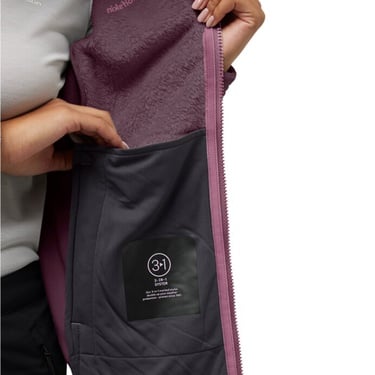  Jack Wolfskin Rotwand Full Zipped Kadın Mor Ceket