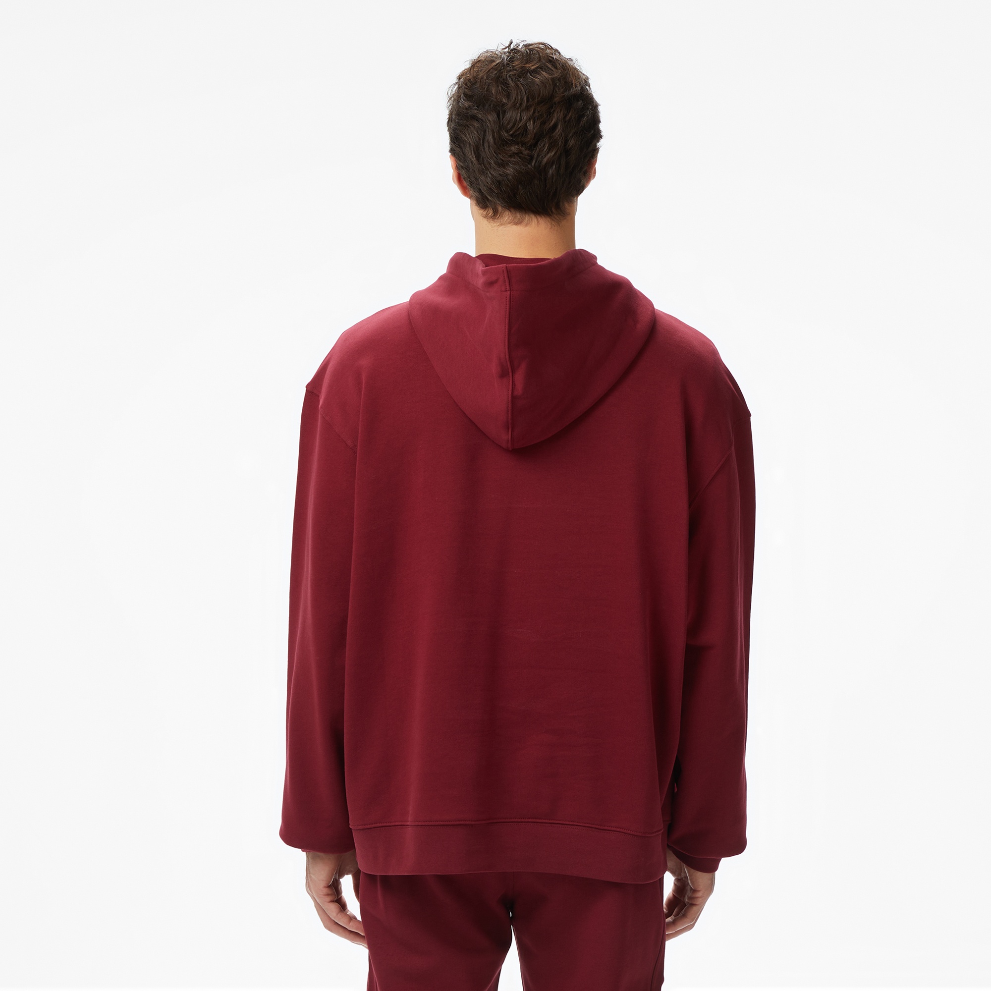 Les Benjamins Essentials 704 Erkek Bordo Sweatshirt