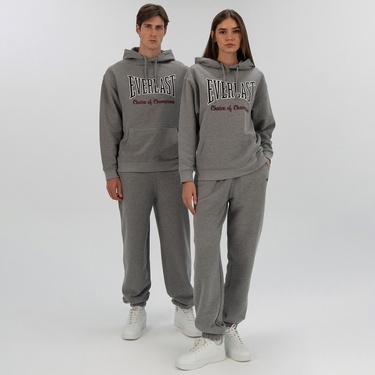  Everlast Heritage Champions Erkek Gri Hoodie