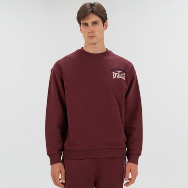  Everlast Heritage Champions Erkek Bordo Sweatshirt