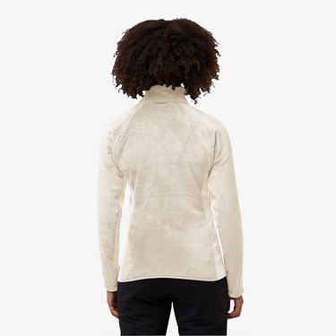  Jack Wolfskin Rotwand Full Zipped Kadın Krem Ceket