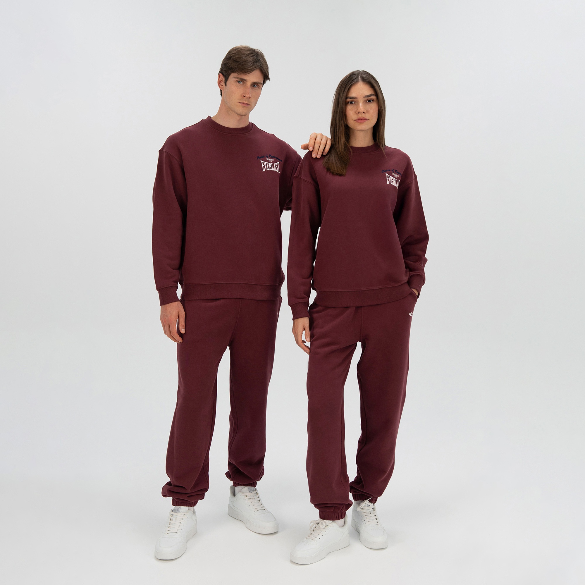 Everlast Heritage Champions Erkek Bordo Sweatshirt
