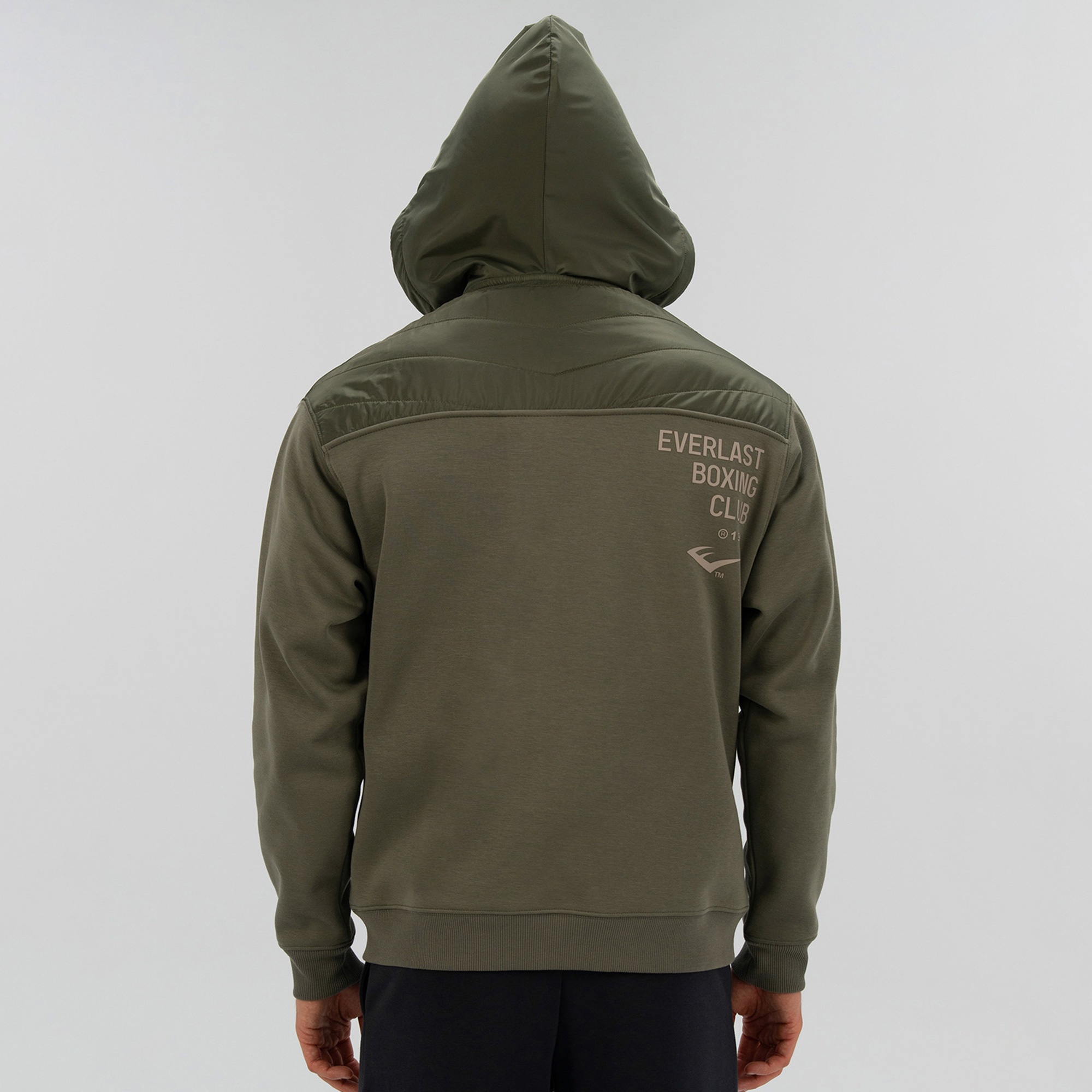 Everlast Boxing Club 2.0 Full Zip Erkek Haki Sweatshirt