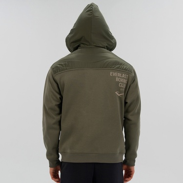 Everlast Boxing Club 2.0 Full Zip Erkek Haki Sweatshirt