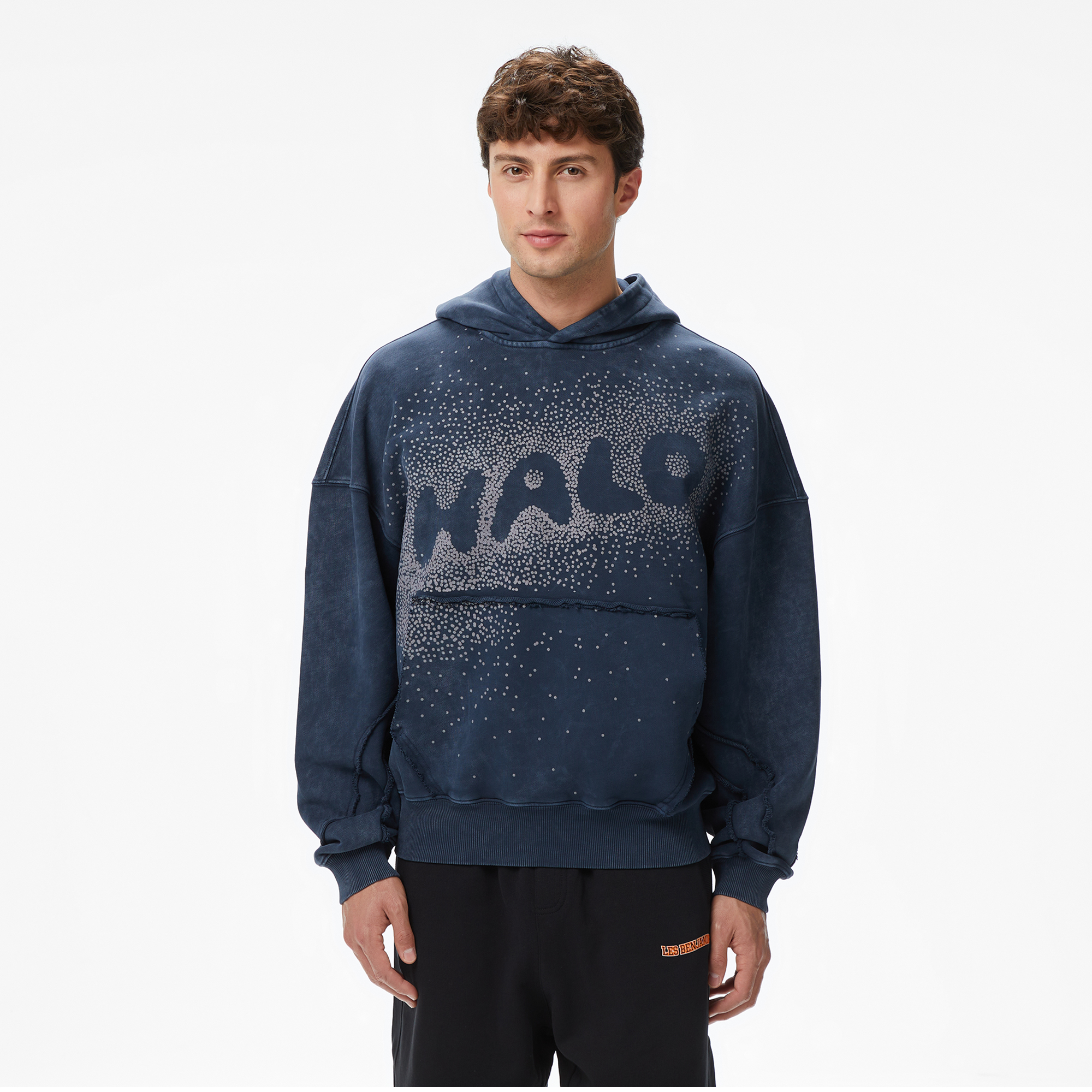  Les Benjamins Essentials 302 Erkek Lacivert Sweatshirt