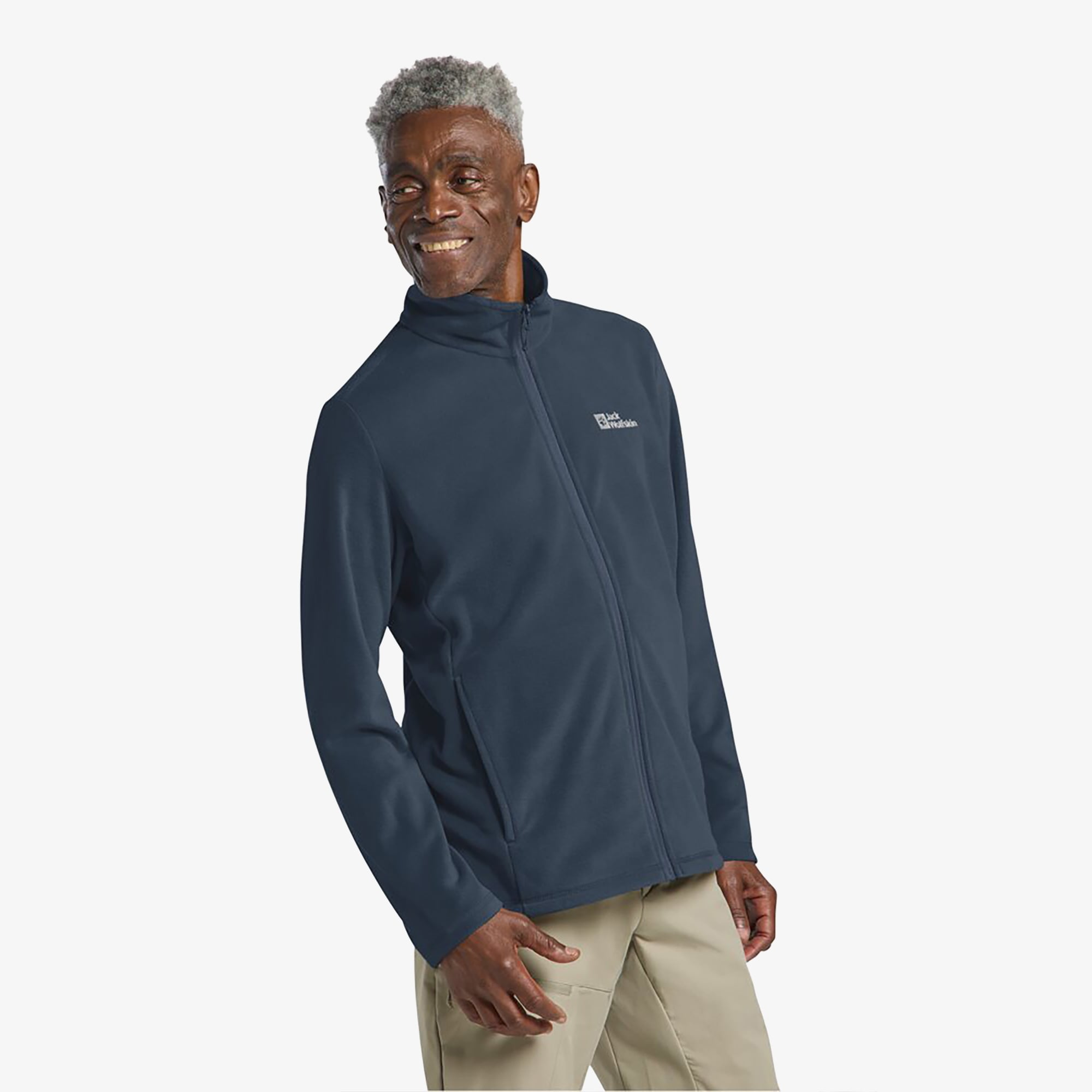  Jack Wolfskin Taunus Full Zipped Erkek Lacivert Ceket