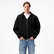 Les Benjamins 402 Zipped Unisex Siyah Sweatshirt