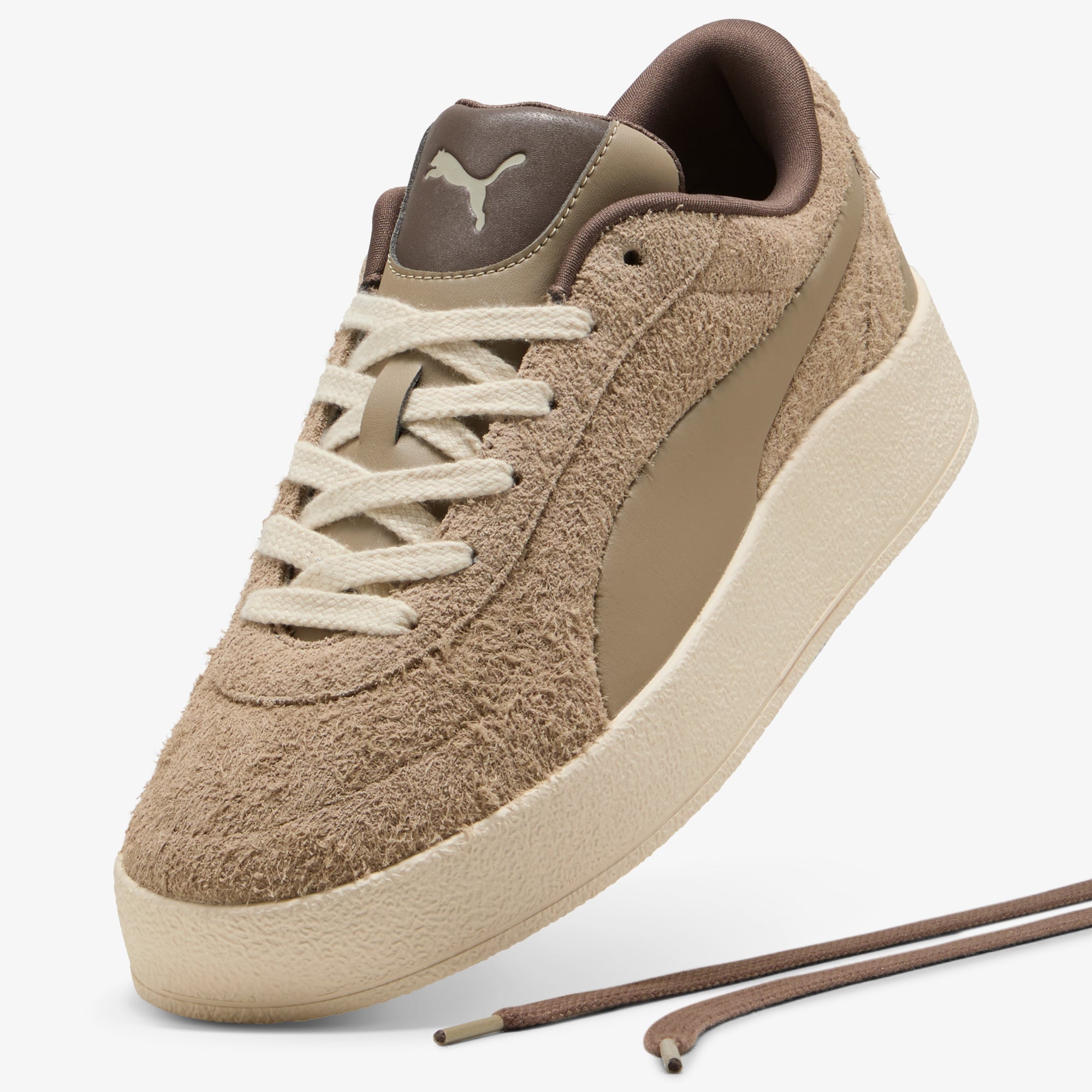 Puma Puma CA Luxe Fuzzy Unisex Kahverengi Spor Ayakkabı Sneaker | FashFed Kahverengi - 6. görsel