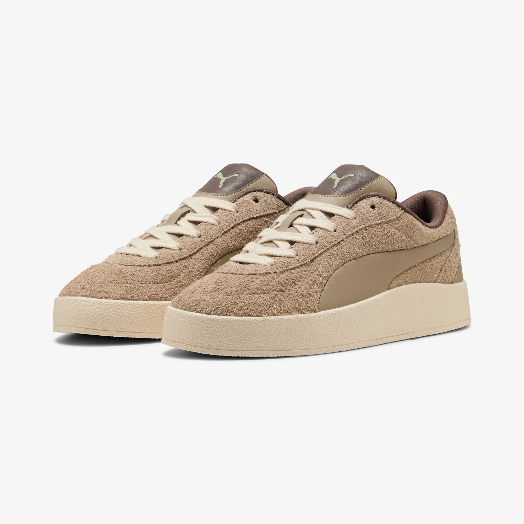 Puma Puma CA Luxe Fuzzy Unisex Kahverengi Spor Ayakkabı Sneaker | FashFed Kahverengi - 3. görsel