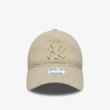  New Era New York Yankees MLB Melton Luxe A-Frame Kadın Krem Şapka