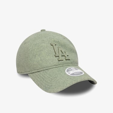  New Era LA Dodgers MLB Melton Luxe A-Frame Kadın Yeşil Şapka