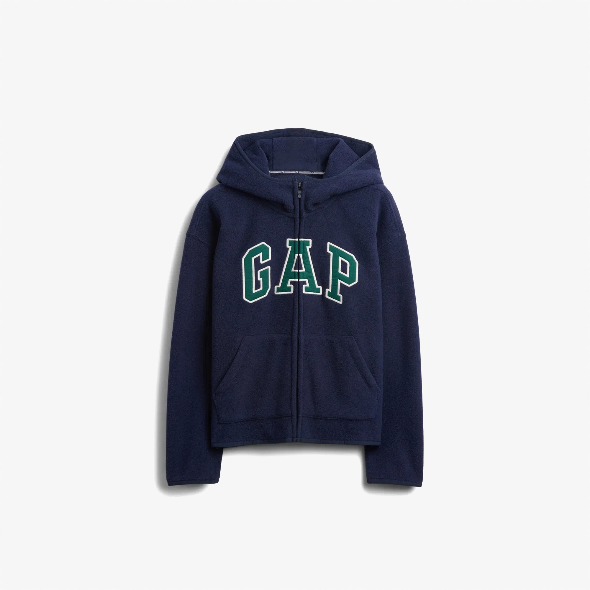 Gap Logo Vintagesoft Fermuarlı Çocuk Lacivert Sweatshirt