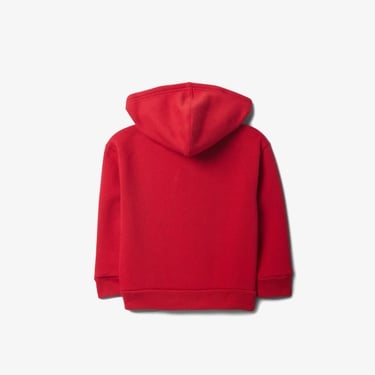  Gap Relaxed Logo Fermuarlı Çocuk Kırmızı Sweatshirt