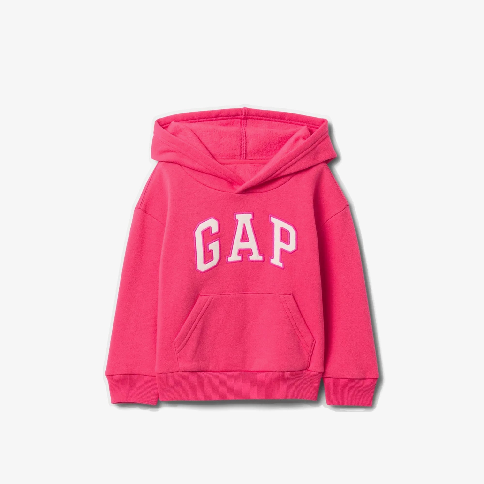  Gap Relaxed Logo Çocuk Pembe Hoodie