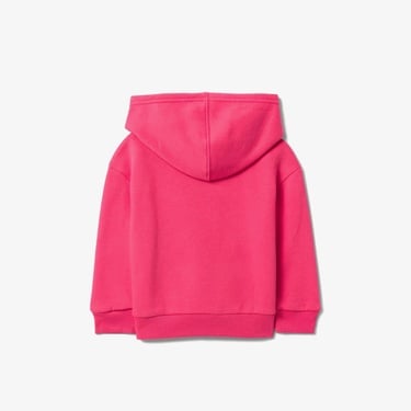  Gap Relaxed Logo Çocuk Pembe Hoodie