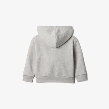  Gap Relaxed Logo Fermuarlı Çocuk Gri Sweatshirt