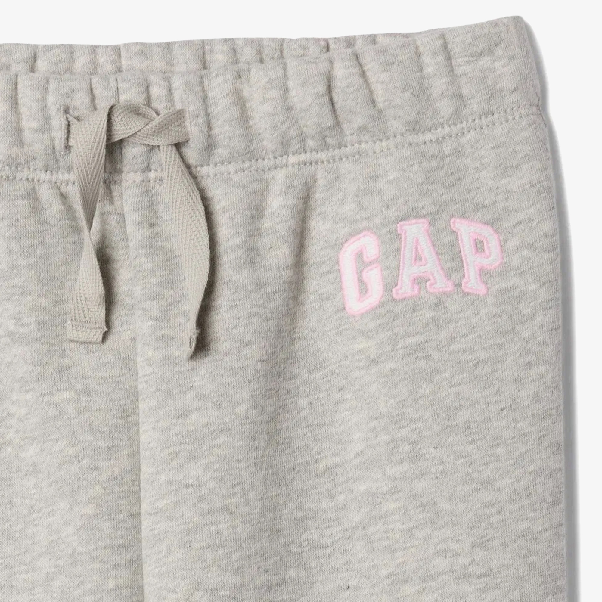 Gap Logo Kalp Desenli Pull-On Jogger Fleece Çocuk Gri Eşofman Altı