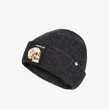  Goorin Bros Cancelled Skull Unisex Siyah Bere