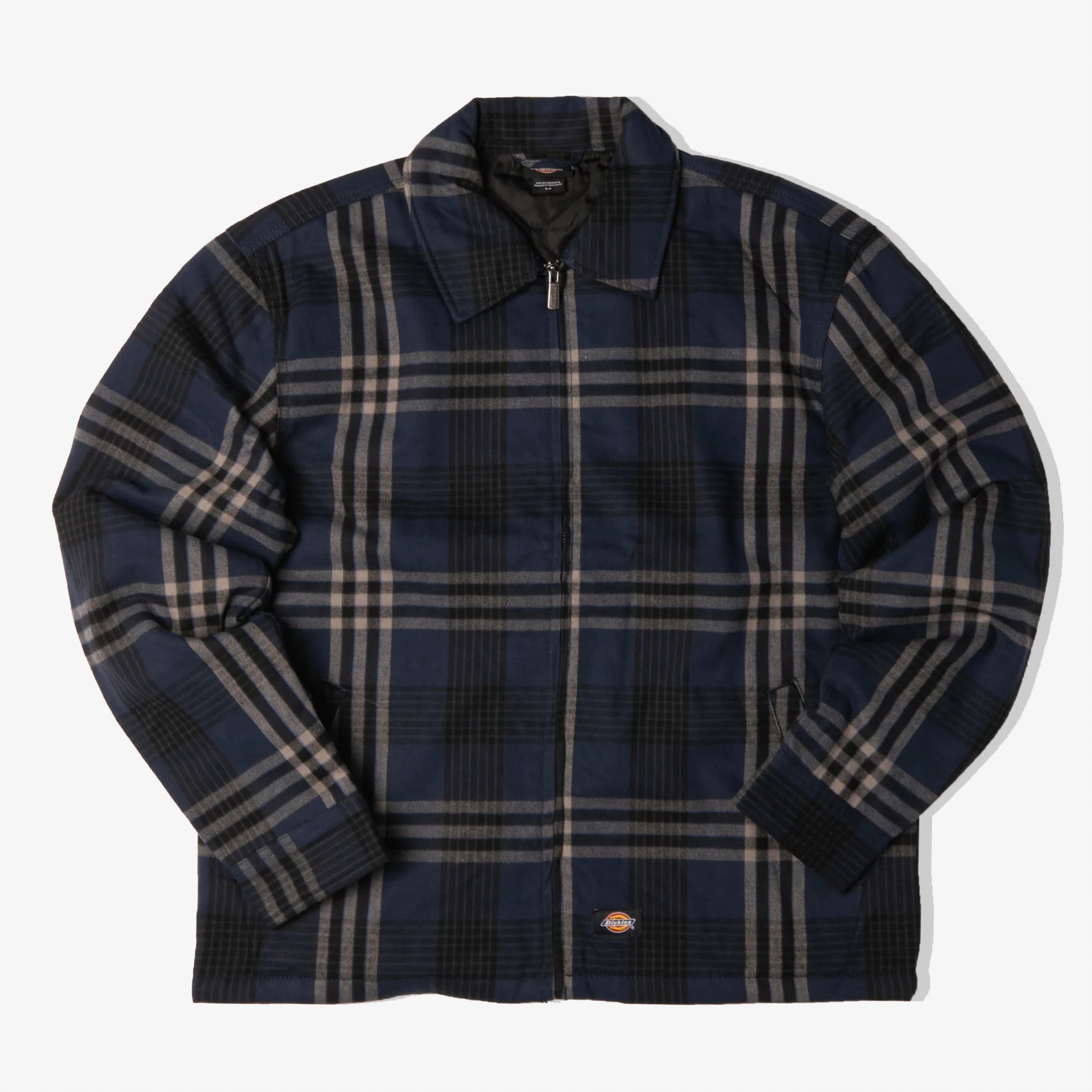  Dickies Petersburg Shacket Erkek Lacivert Kareli Ceket