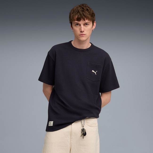  Puma  Class Relaxed  Erkek Lacivert T-Shirt