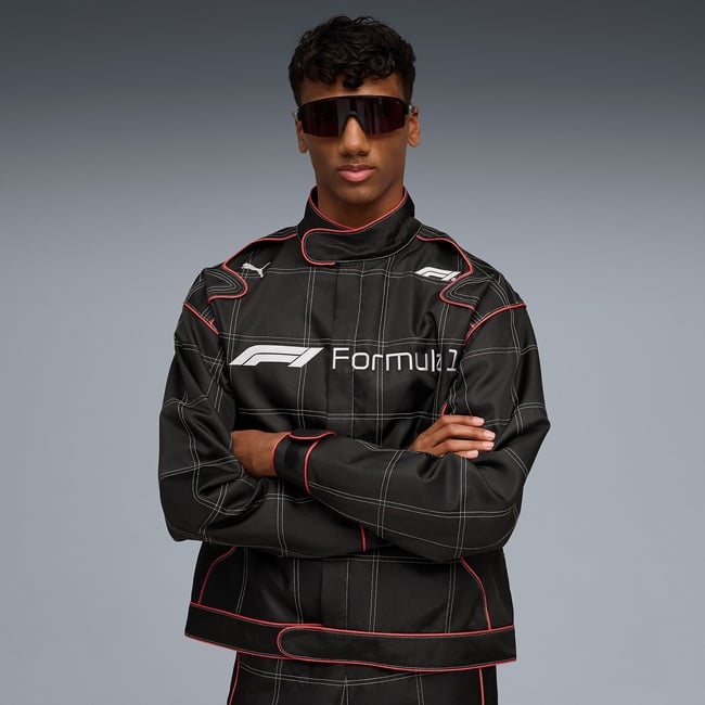  Puma F1 Lifestyle Racing Erkek Siyah Ceket