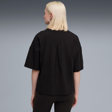  Puma Her Oversized  Kadın Siyah T-Shirt