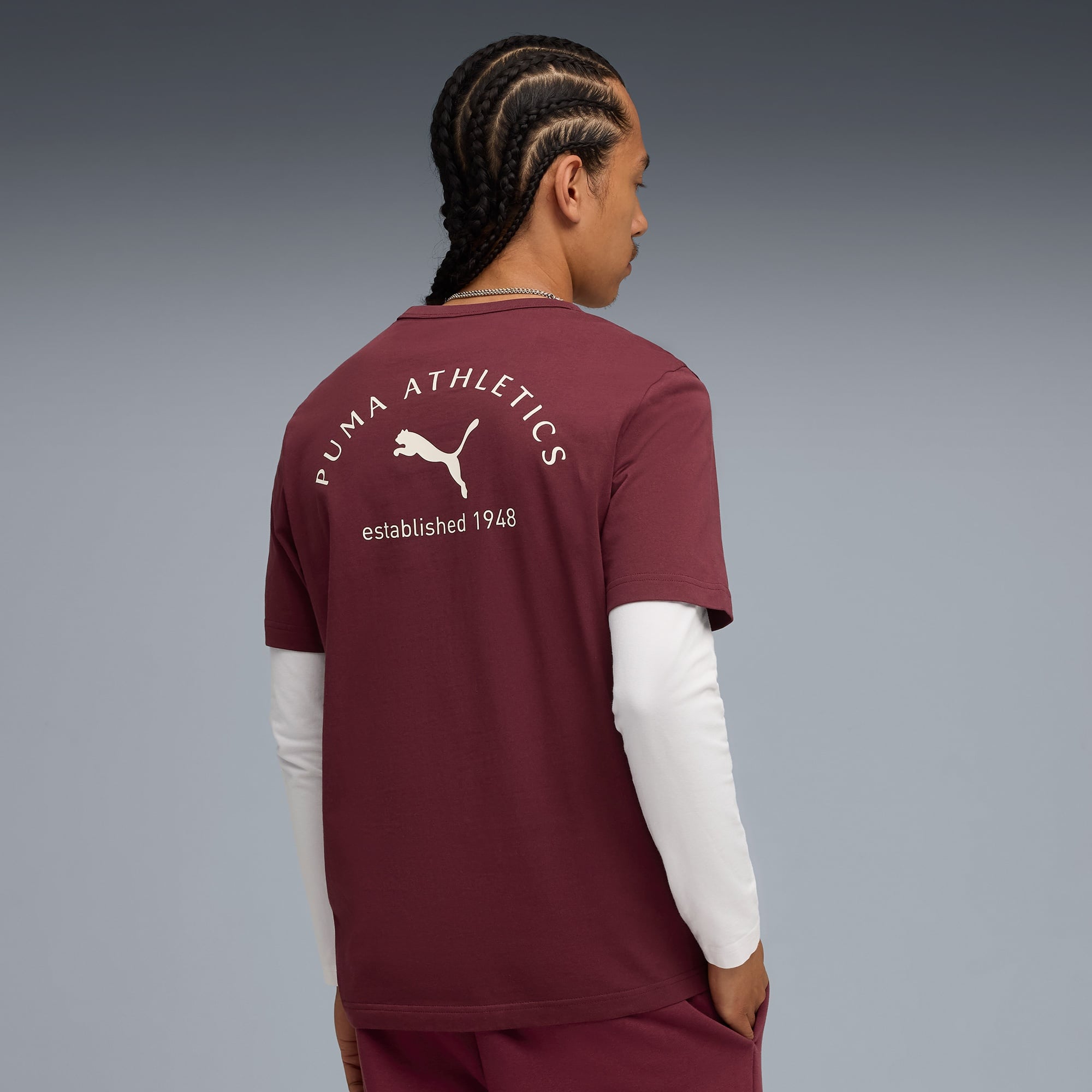 Puma Class Graphic Erkek Kırmızı T-Shirt