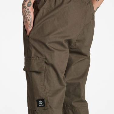  Timberland Brookline Ripstop Utility Cargo Jogger Erkek Yeşil Pantolon