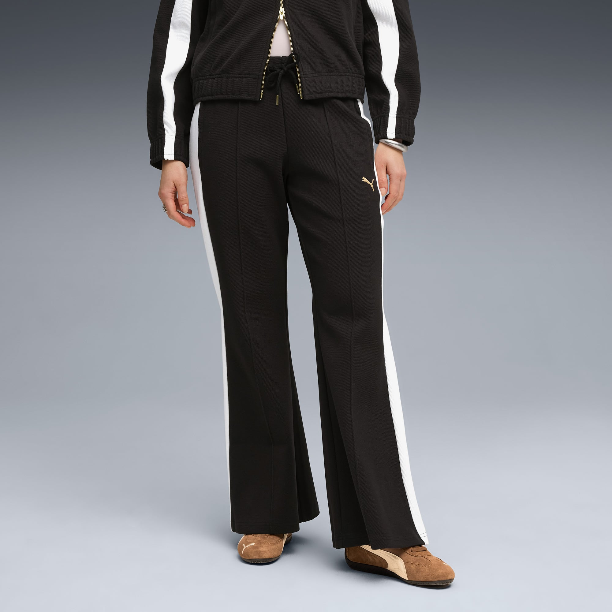  Puma T7 Flared Kadın Siyah Eşofman Altı