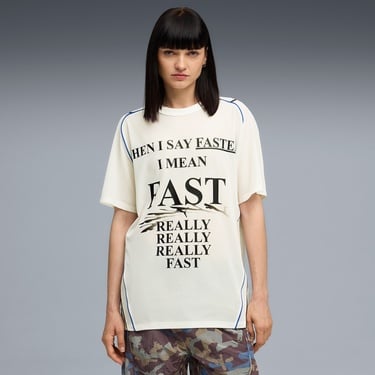  Puma Nine To Five Mesh Kadın Beyaz Tişört