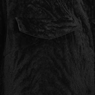  Etenia Siyah Kadın Kürk Ceket