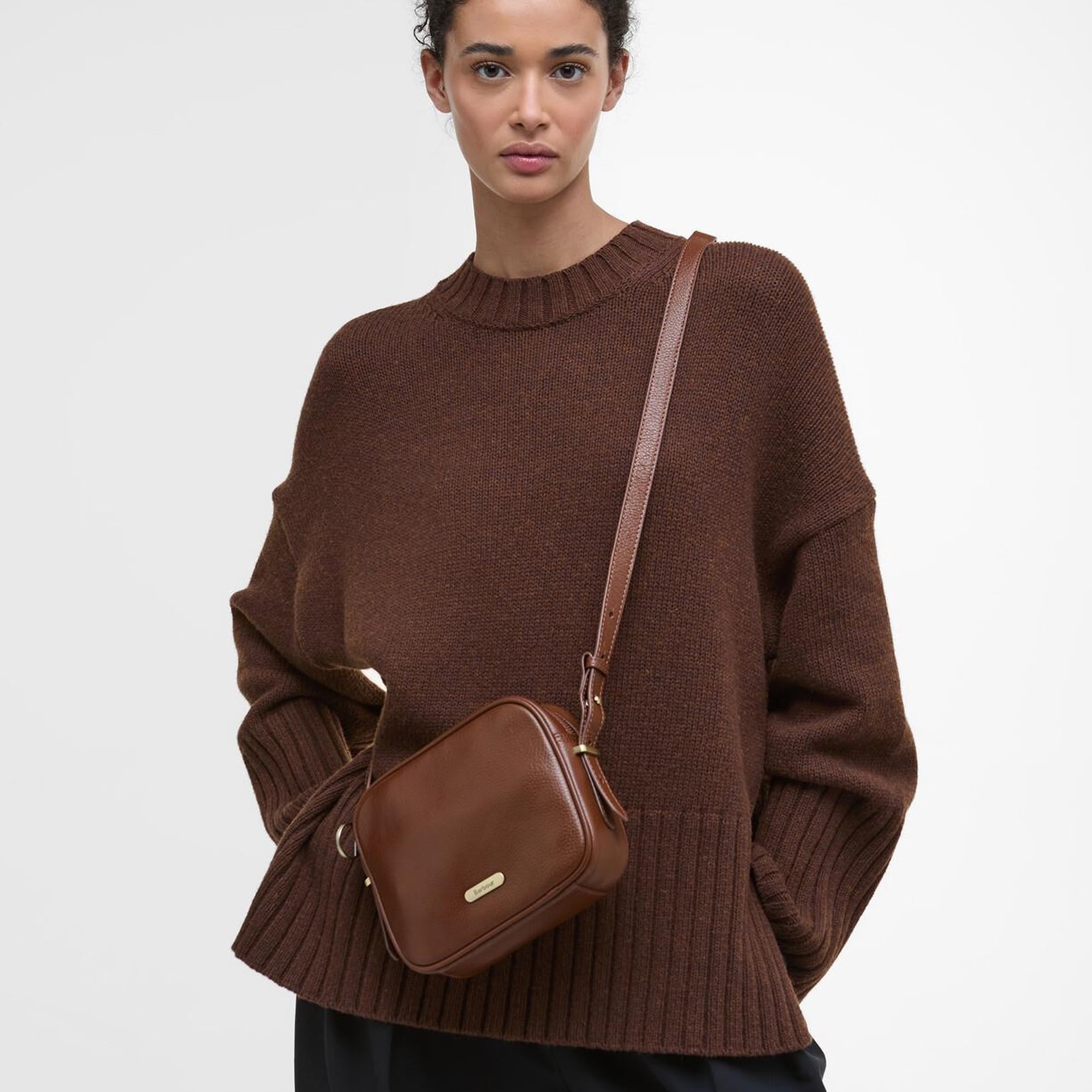 Barbour Daphne Deri Çapraz Çanta