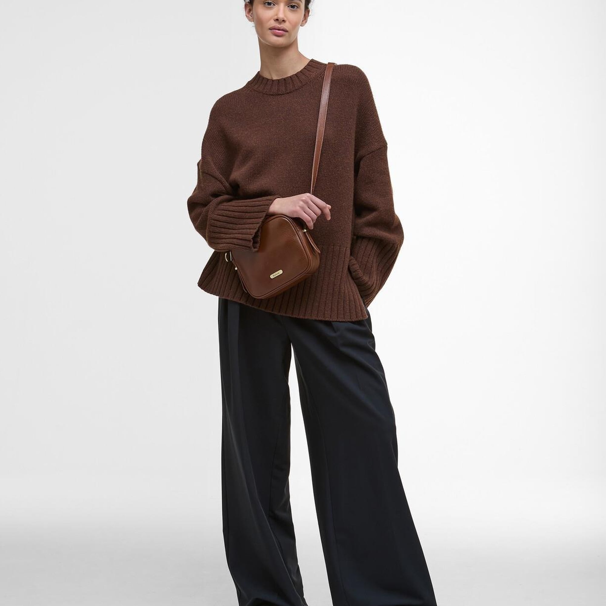 Barbour Daphne Deri Çapraz Çanta