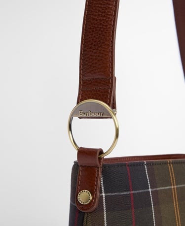  Barbour Cedar Tartan Bucket Kol Çantası