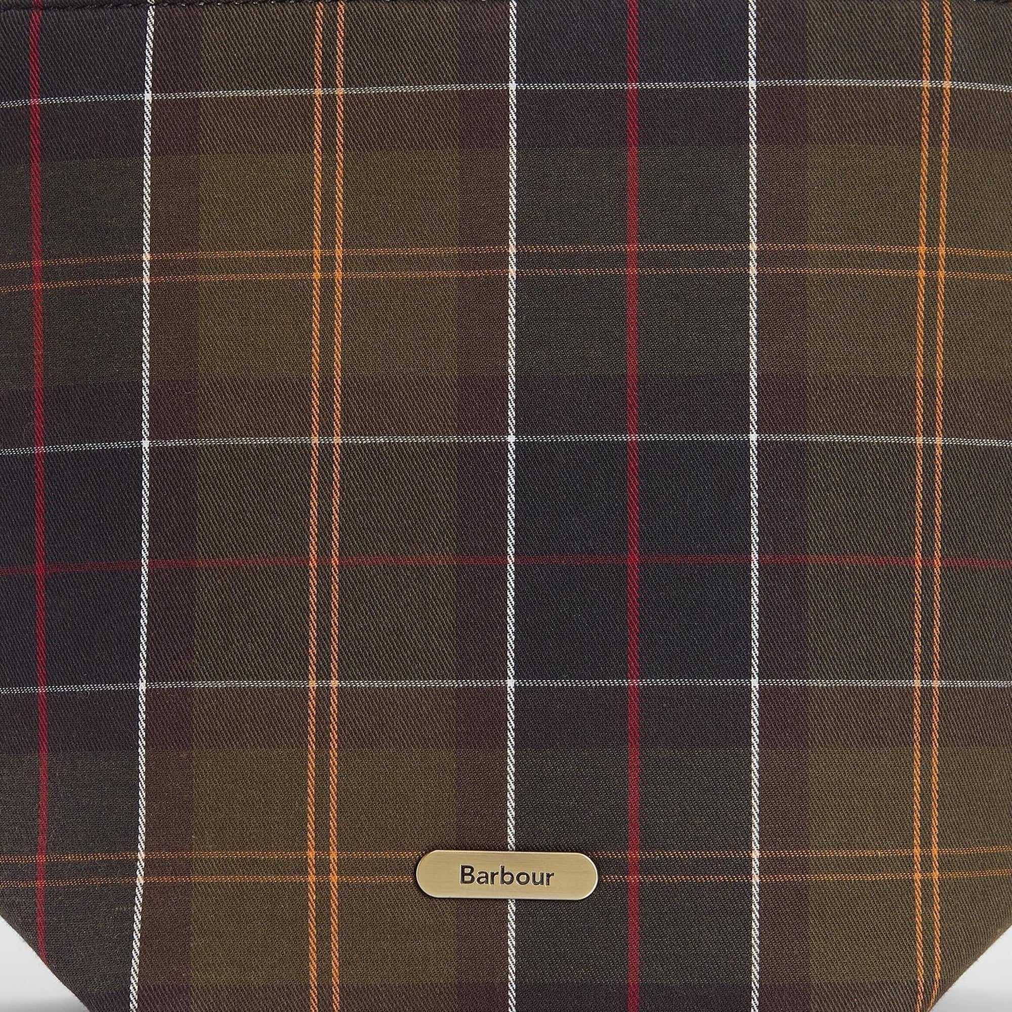 Barbour Cedar Tartan Bucket Kol Çantası