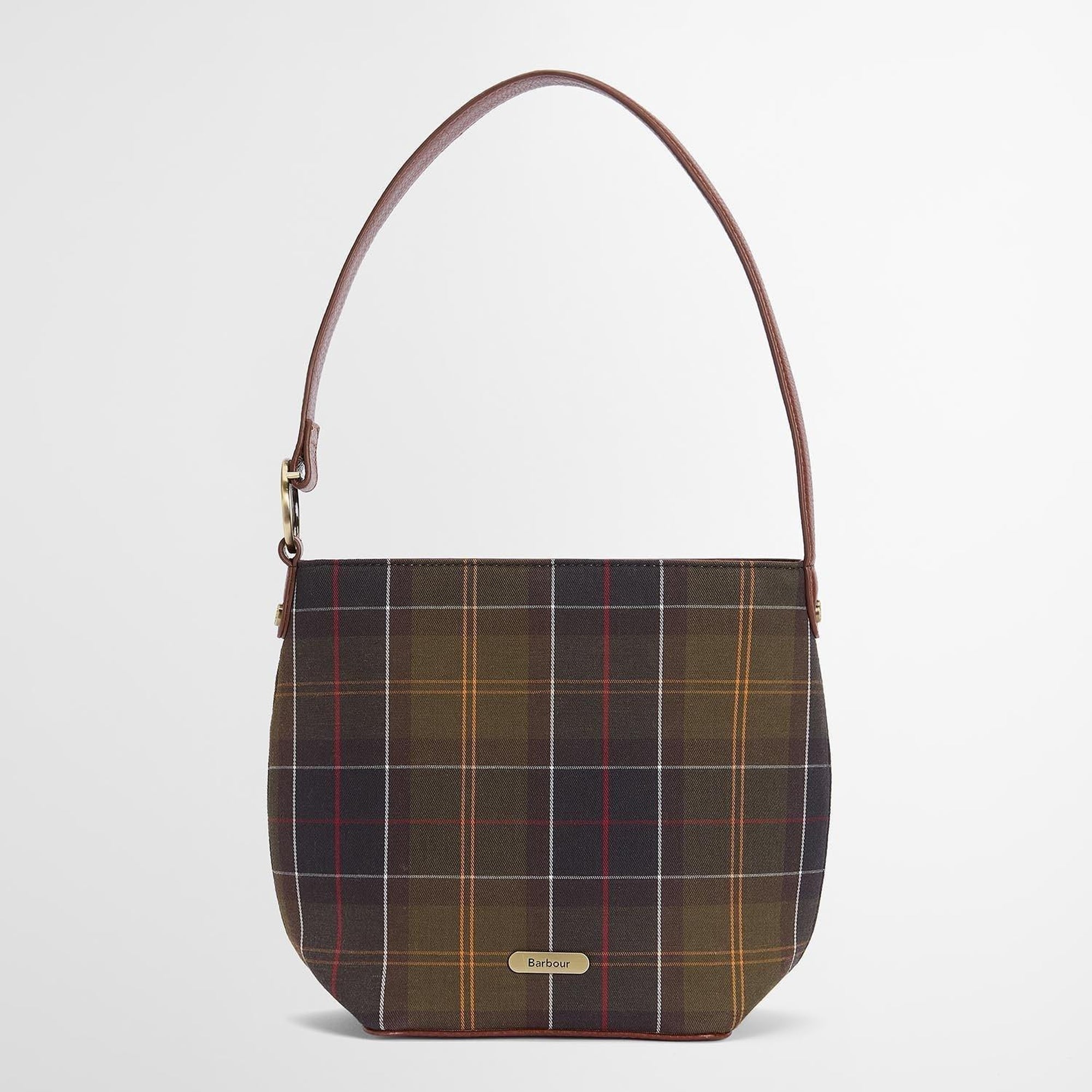 Barbour Cedar Tartan Bucket Kol Çantası